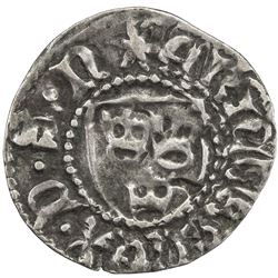 SWEDEN: Erik of Pommern, 1396-1439, AR ortug (1.08g), ND. VF