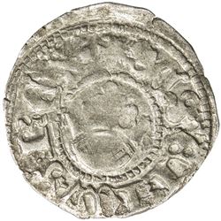 SWEDEN: Sten Sture, 1470-1497, 1501-1503, AR 1/2 ortug (0.91g), ND. EF