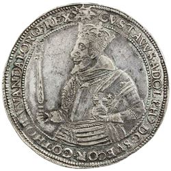 SWEDEN: Gustaf II Adolf, 1611-1632, AR riksdaler, 1618. VF