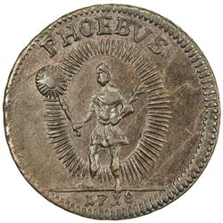 SWEDEN: Karl XII, 1697-1718, AE daler, 1718. AU