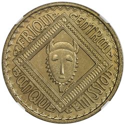 FRENCH EQUATORIAL AFRICA: pattern 40 francs, Paris mint, ND (1958). NGC MS64