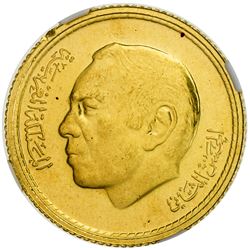 MOROCCO: Hassan II, 1961-1999, AV 250 dirhams, 1977//AH1397. NGC MS65