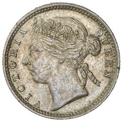 BRITISH HONDURAS: Victoria, 1837-1901, AR 10 cents, 1894. AU