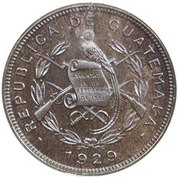 GUATEMALA: AE centavo, 1929. NGC PF66