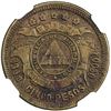 Image 1 : HONDURAS: AE 5 pesos, 1908. NGC MS61