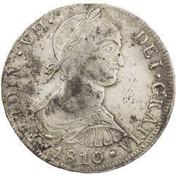 PERU: Fernando VII, 1808-1822, AR 8 reales, 1810. VF-EF