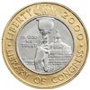 Image 1 : UNITED STATES: 2000-W Library of Congress Bicentennial Bimetallic $10