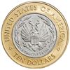 Image 2 : UNITED STATES: 2000-W Library of Congress Bicentennial Bimetallic $10