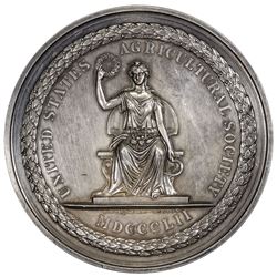 UNITED STATES:, 1852 medal. AU