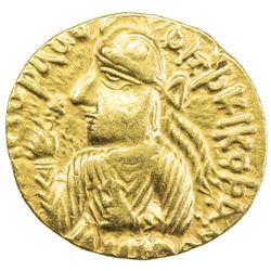 KUSHAN: Huvishka, ca. 155-187, AV dinar (7.74g). VF