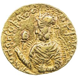 KUSHAN: Huvishka, ca. 155-187, AV dinar (7.84g). VF