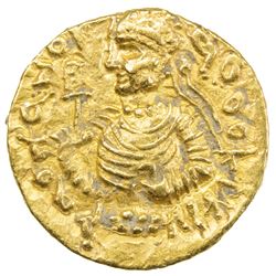 KUSHAN: Huvishka, ca. 155-187, AV quarter dinar (1.90g). EF