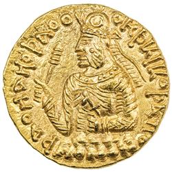 KUSHAN: Huvishka, ca. 155-187, AV dinar (8.08g). UNC