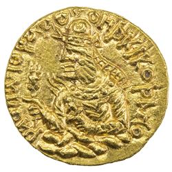 KUSHAN: Huvishka, ca. 155-187, AV quarter dinar (1.93g). EF