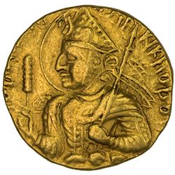 KUSHAN: Huvishka, ca. 155-187, AV dinar (7.91g). VF