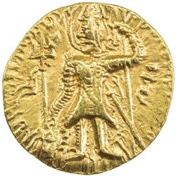 KUSHAN: Vasishka, ca. 240-260, AV dinar (7.90g). EF