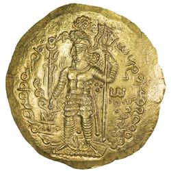 KUSHANO-SASANIAN: Hormizd I, ca. 270-295, AV scyphate dinar (7.94g). EF