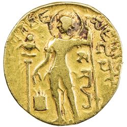 GUPTA: Samudragupta, 334-378, AV dinar (7.53g). VF