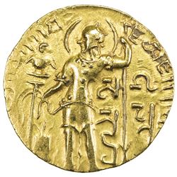 GUPTA: Samudragupta, 344-378, AV dinar (7.53g). EF