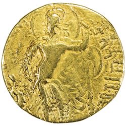 GUPTA: Samudragupta, 334-378, AV dinar (7.52g). F