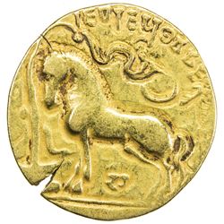 GUPTA: Samudragupta, 344-378, AV dinar (7.48g). F-VF