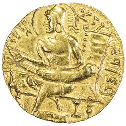 GUPTA: Samudragupta, 344-378, AV dinar (7.49g). EF