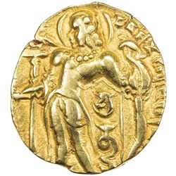 GUPTA: Chandragupta II, 383-412, AV dinar (7.94g). VF-EF