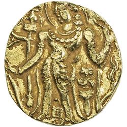 GUPTA: Narasimha, ca. 485-530, AV dinar (9.55g). VF-EF