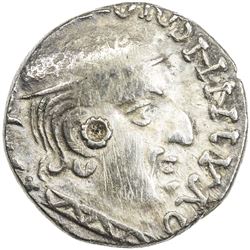 WESTERN KSHATRAPAS: Jivadaman b. Damajadasri, 197-198, AR drachm (2.23g), ND. EF