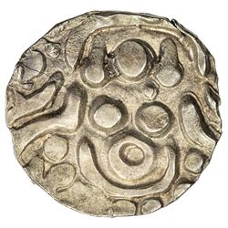 CHANDELLAS OF BUNDELKHAND: Paramarddi, ca. 1165-1200, AV 1-1/8 masha (1.03g). VF
