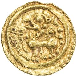 KADAMBAS OF GOA: Sivachitta, fl. 1147-1187, AV pagoda (4.40g). EF