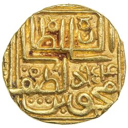 GUJARAT: Nasir al-Din Mahmud III, 1537-1553, AV tanka (11.98g), NM (as always), AH954. EF-AU
