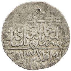 MUGHAL: Babur, 1526-1530, AR shahrukhi (4.68g), Lahore, AH937. VF