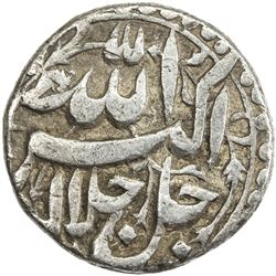 MUGHAL: Akbar I, 1556-1605, AR 1/2 rupee (5.62g), Lahore, Ilahi 43. VF
