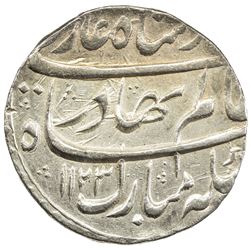 MUGHAL: Shah Alam Bahadur, 1707-1712, AR rupee (11.48g), Kashmir, AH1123 year 5. EF