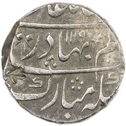 MUGHAL: Shah Alam Bahadur, 1707-1712, AR rupee (11.44g), Parenda, AH1119 year one (ahad). VF-EF