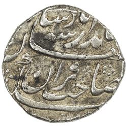 MUGHAL: Jahandar, 1712-1713, AR 1/2 rupee (5.73g), Surat, year one (ahad). VF-EF