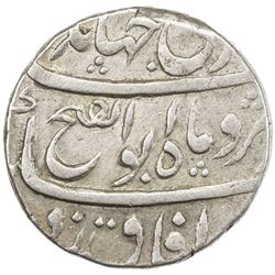MUGHAL: Jahandar, 1712-1713, AR rupee (11.37g), Ahmadnagar, year one (ahad). VF