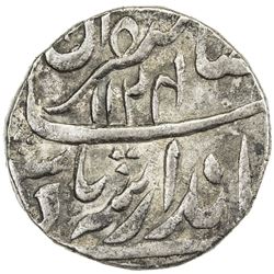 MUGHAL: Jahandar, 1712-1713, AR rupee (11.35g), Lakhnau, AH1124 year one (ahad). EF