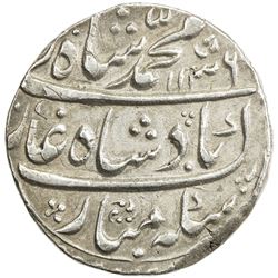 MUGHAL: Muhammad Shah, 1719-1748, AR rupee (11.52g), Peshawar, AH1136 year 6. EF