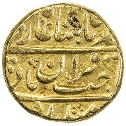 MUGHAL: Muhammad Shah, 1719-1748, AV tanka (10.74g), Shahjahanabad, year 20. VF