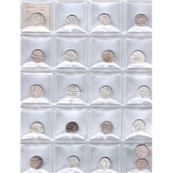 MUGHAL: Muhammad Shah, 1719-1748, LOT of 21 rupees of the Lahore mint, ex Ajit Singh Collection