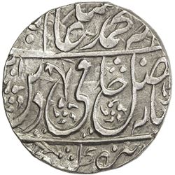 MUGHAL: Shah Alam II, 1759-1806, AR rupee (11.22g), Ahmadabad (Ghausgarh), AH1201 year 28. EF-AU