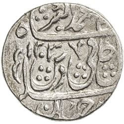 MUGHAL: Muhammad Akbar II, 1st reign, 1788, AR rupee (11.11g), Saharanpur, AH1203 year one (ahad). V