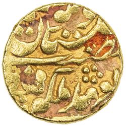 JAIPUR: Madho Singh II, 1880-1922, AV mohur (10.88g), Sawai Jaipur, year 31. VF