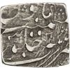 Image 2 : PARTABGARH: Sawant Singh, 1775-1825, AR square nazarana rupee (10.95g), Deogarh, AH1196 year 31. VF