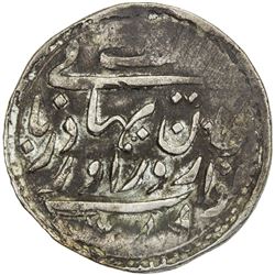 RADHANPUR: Zorawar Khan, 1825-1874, AR 8 annas (5.68g), Radhanpur, 1871//AH1289. VF-EF