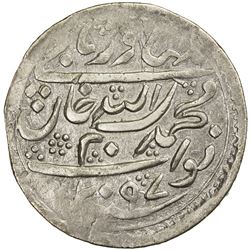 RADHANPUR: Bismilla Khan, 1874-1895, AR rupee (11.57g), Radhanpur, 1880//AH1897. EF