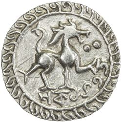 TRIPURA: Dhanya Manikya, 1490-1526, AR tanka (10.63g), SE1435. EF