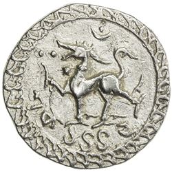 TRIPURA: Deva Manikya, 1526-1532, AR tanka (10.70g), SE1449. AU